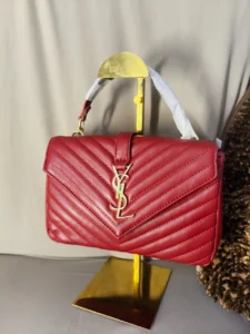 Premium Chevron Quilted Top Handle Bag