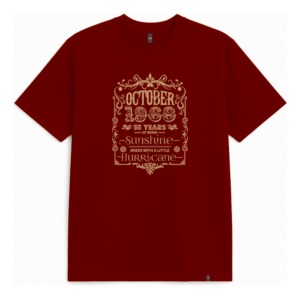 T-Shirt- Custom Design with Maroon & Navy Blue