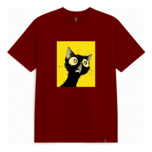 T-Shirt- Custom Design with Maroon & Navy Blue