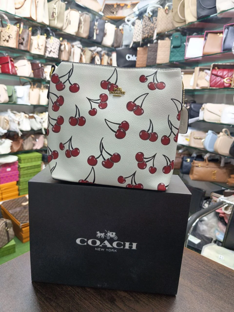Premium Floral Print Classic Tote Bag