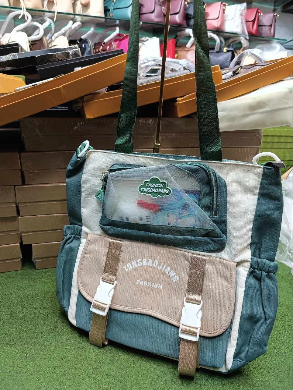 Premium Tongbaojiang Shoulder Tote Bag