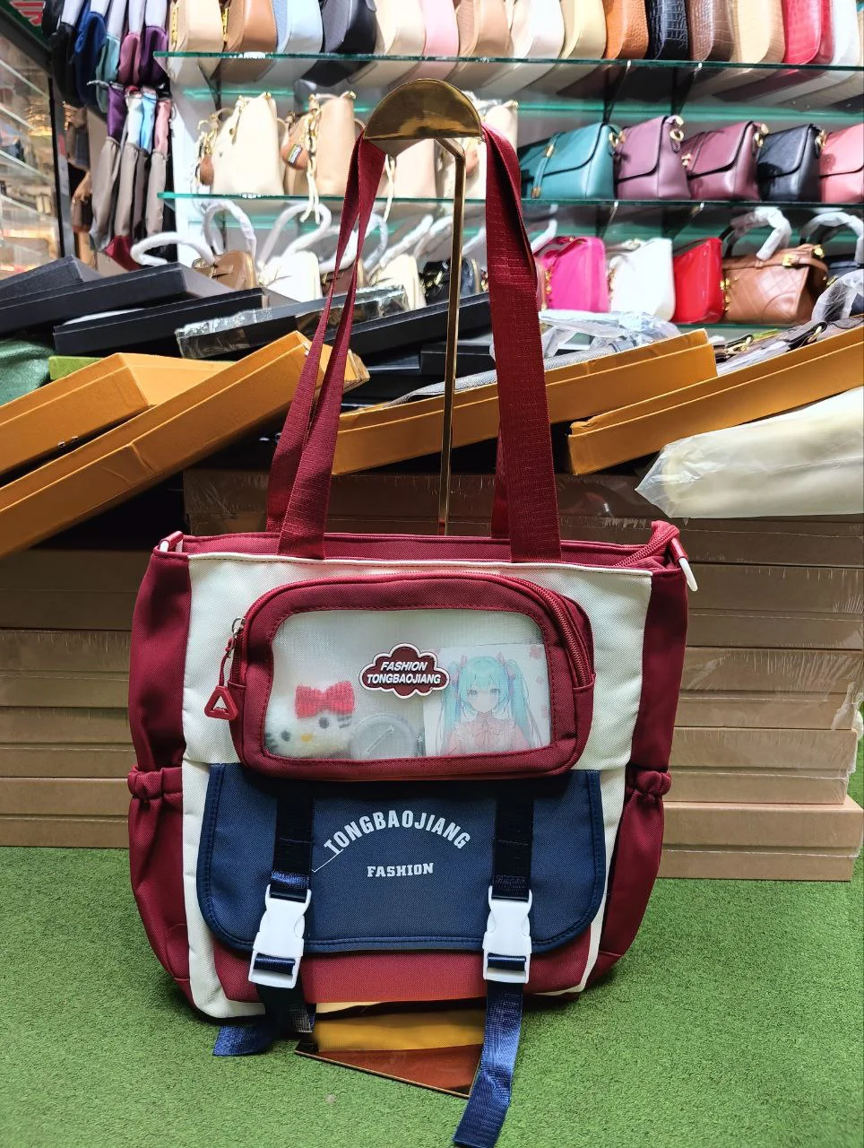 Premium Tongbaojiang Shoulder Tote Bag