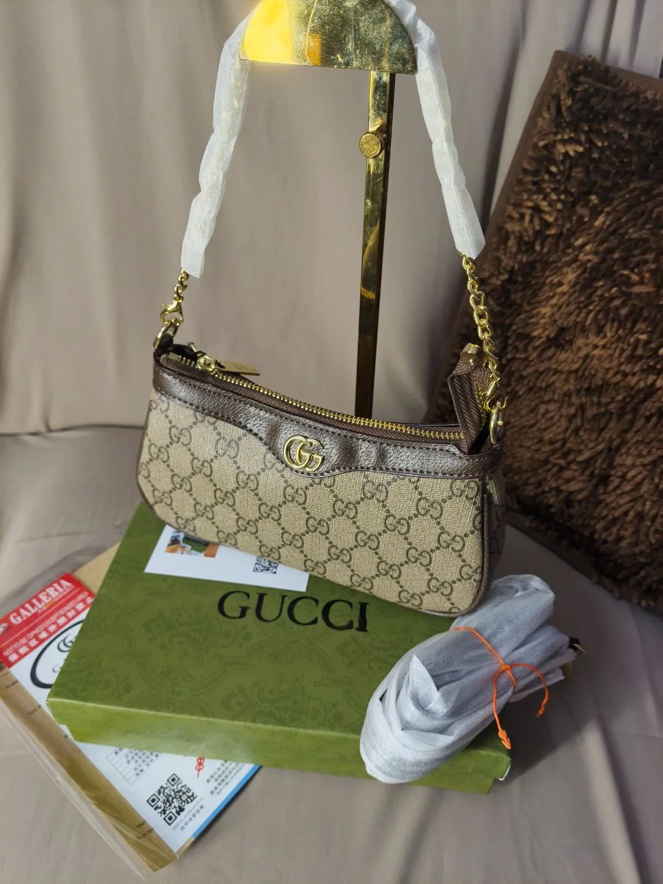 Premium GG Pattern Shoulder Bag
