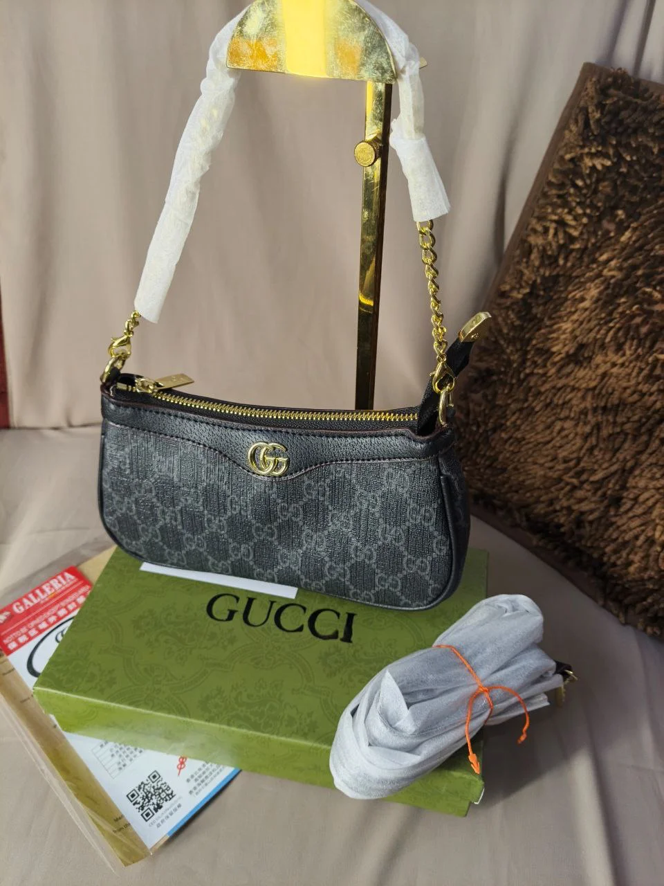 Premium GG Pattern Shoulder Bag